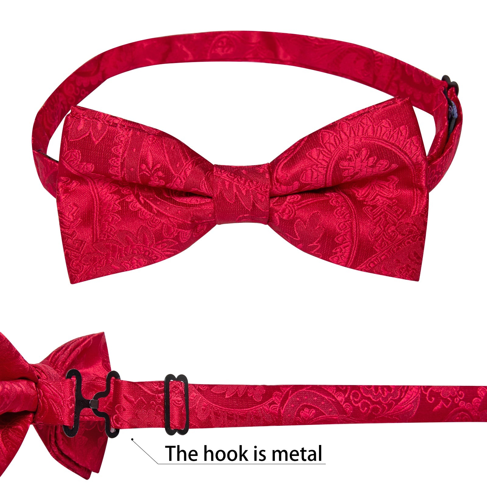 GentCrest Red Paisley Vest Set - Image 3