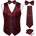 GentCrest Black Paisley Vest Set - Image 1