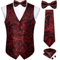 GentCrest Black Paisley Vest Set - Image 1