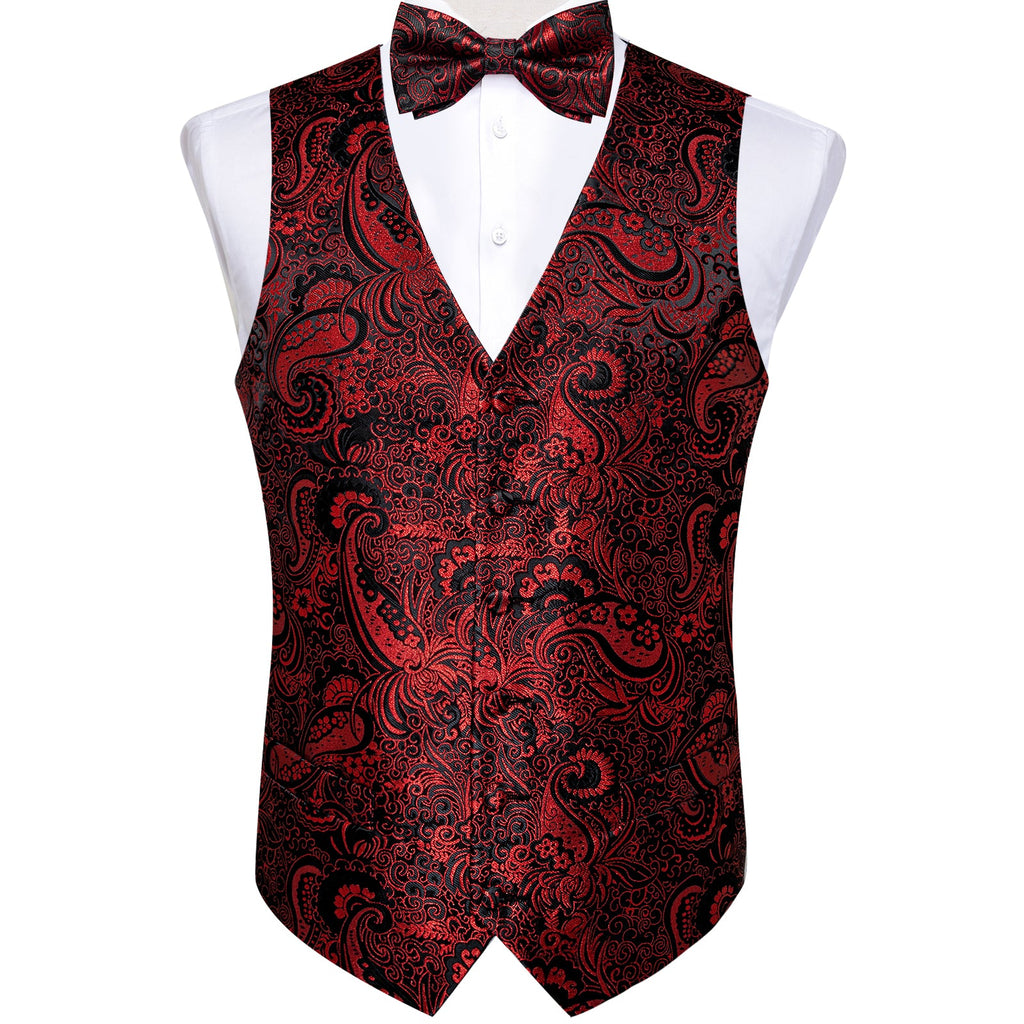 GentCrest Black Paisley Vest Set - Image 2