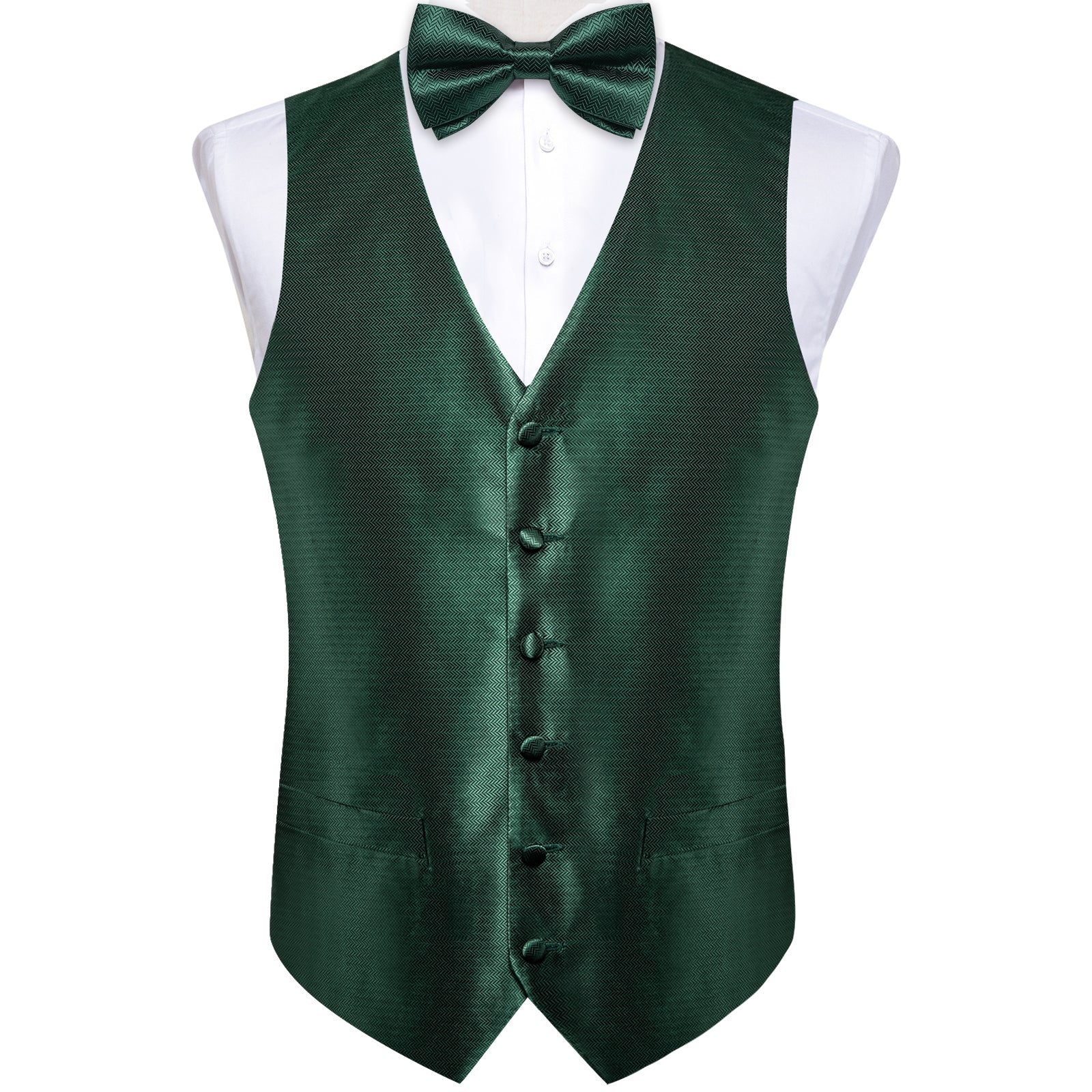 GentCrest Green Solid Vest Set - Image 2