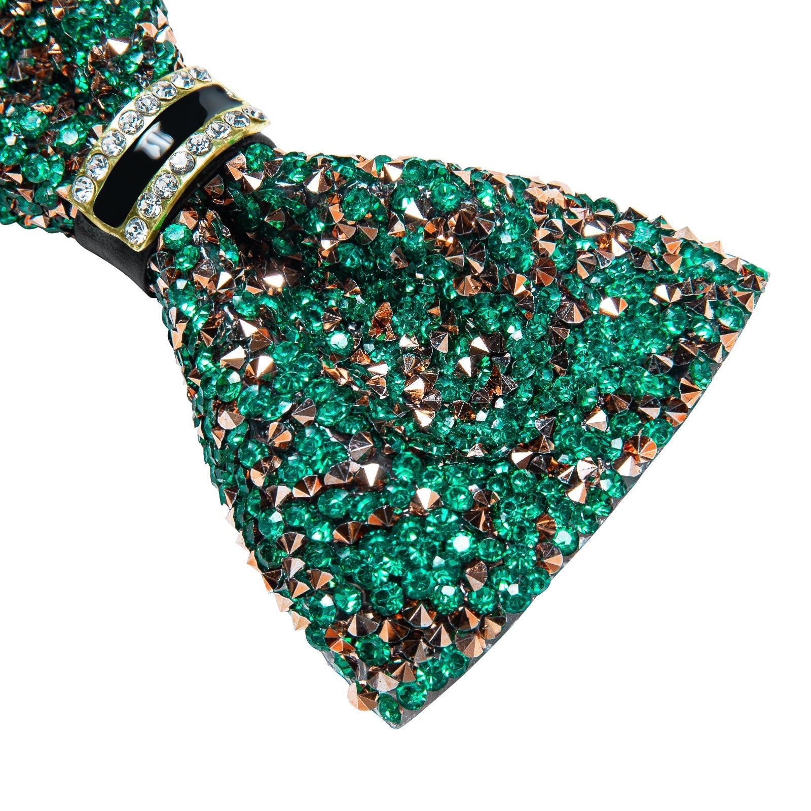 GentCrest Green Rhinestone Bowtie Set - Image 2