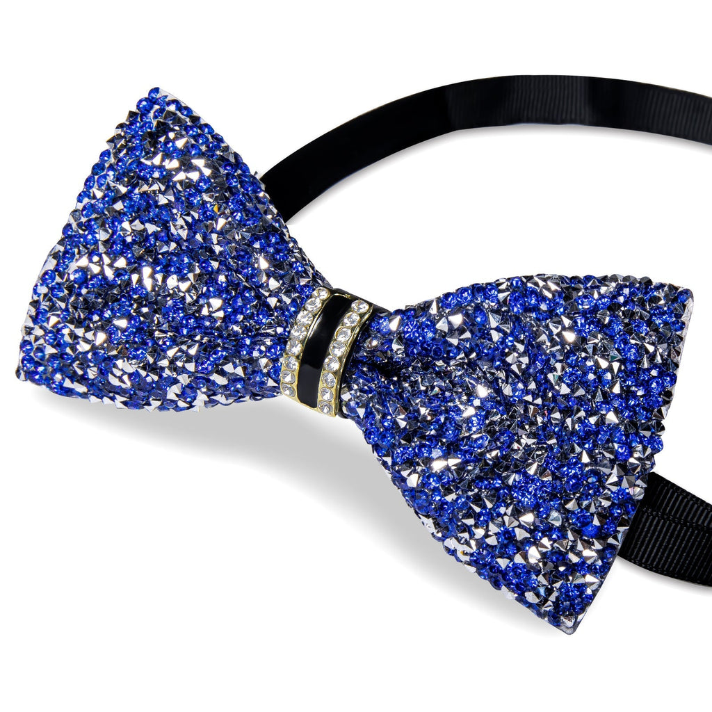 GentCrest Blue Rhinestone Bowtie Set - Image 4