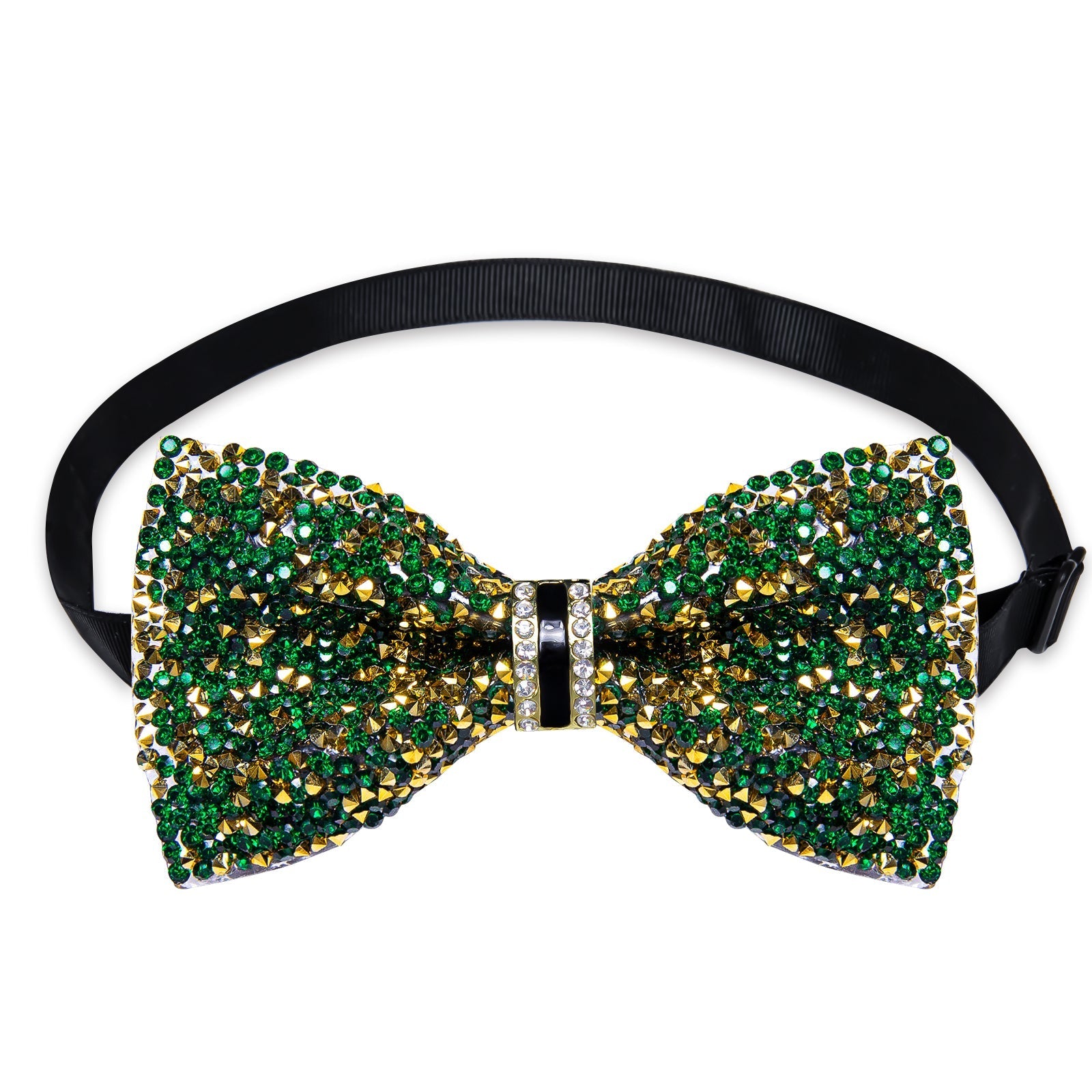 GentCrest Green Rhinestone Bowtie Set - Image 4