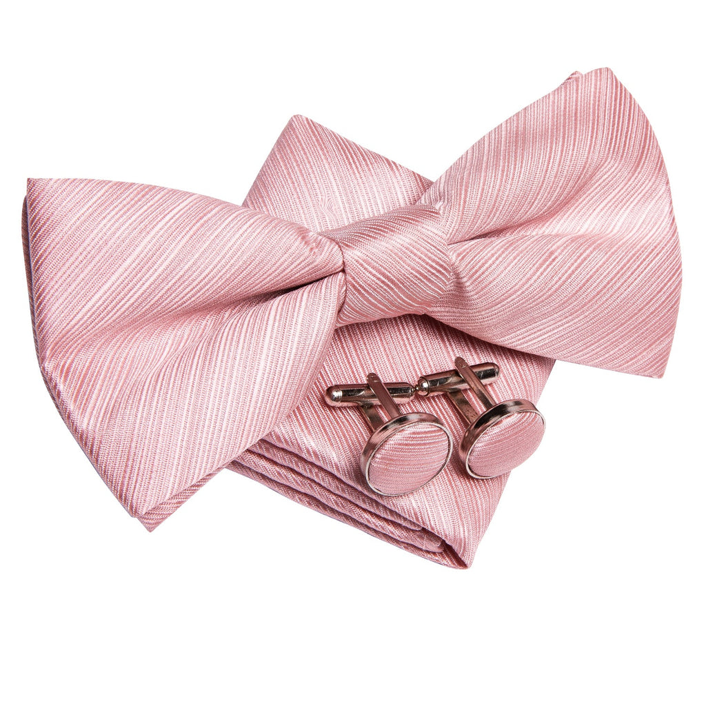 GentCrest Red Textured Bowtie Set - Image 2