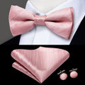 GentCrest Red Textured Bowtie Set - Image 1