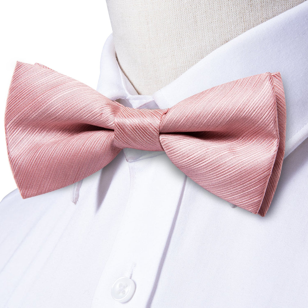GentCrest Red Textured Bowtie Set - Image 4