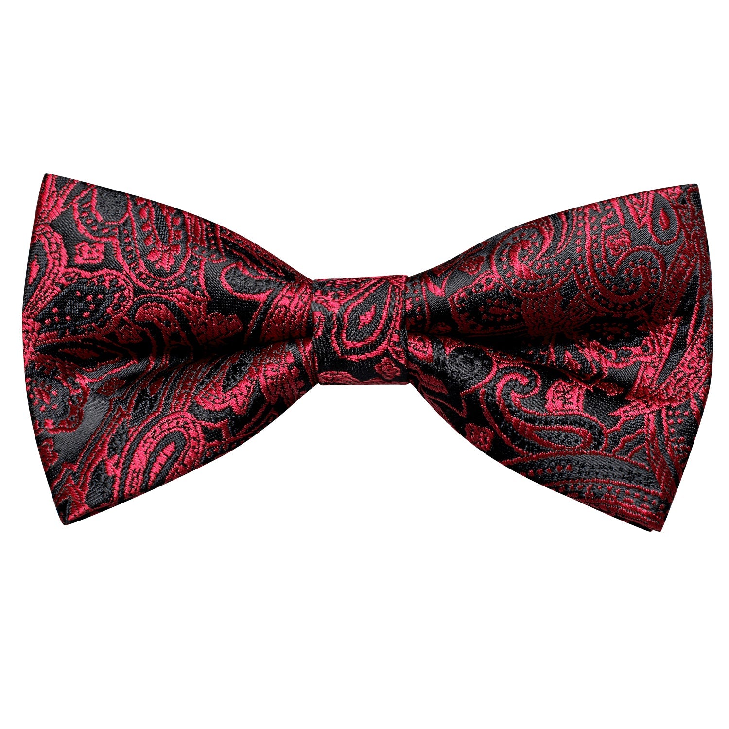 GentCrest Black Paisley Bowtie Set - Image 5