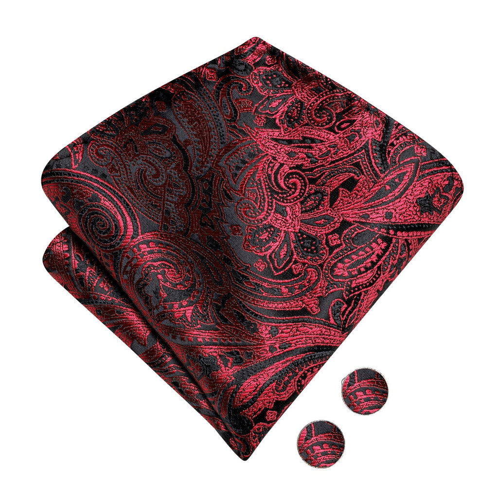 GentCrest Black Paisley Bowtie Set - Image 7
