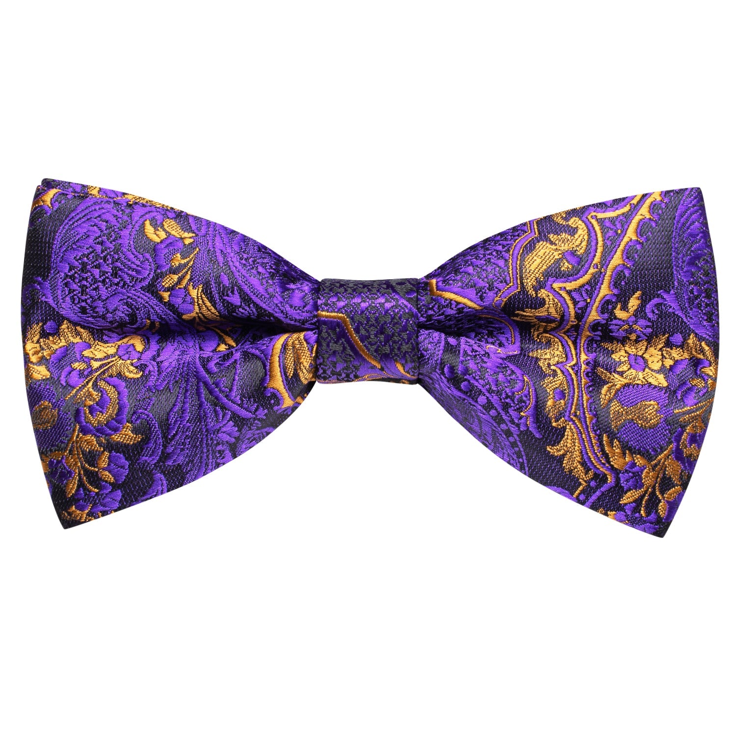 GentCrest Purple Paisley Bowtie Set - Image 8