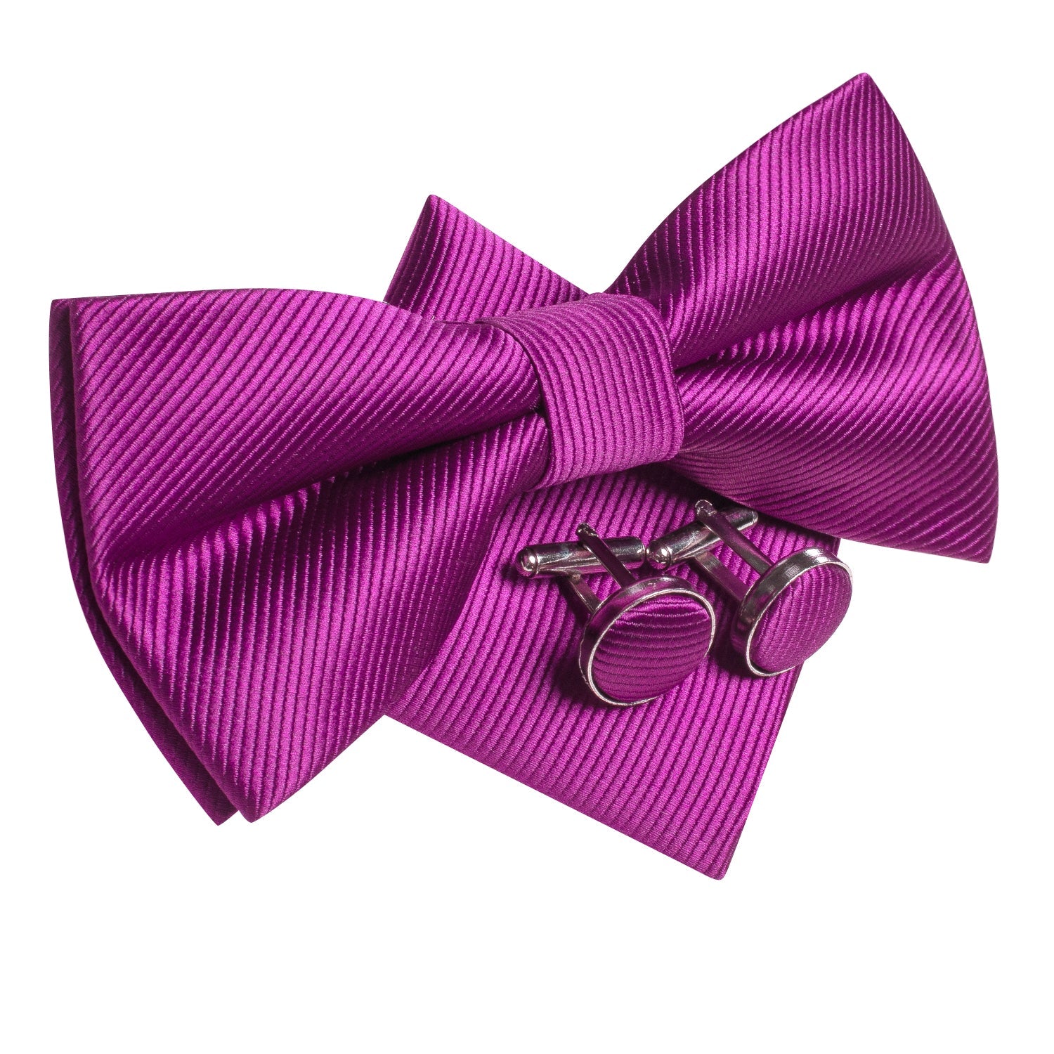 GentCrest Red Solid Bowtie Set - Image 2