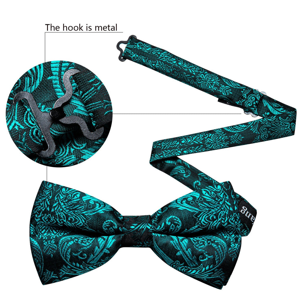 GentCrest Blue Paisley Bowtie Set - Image 5