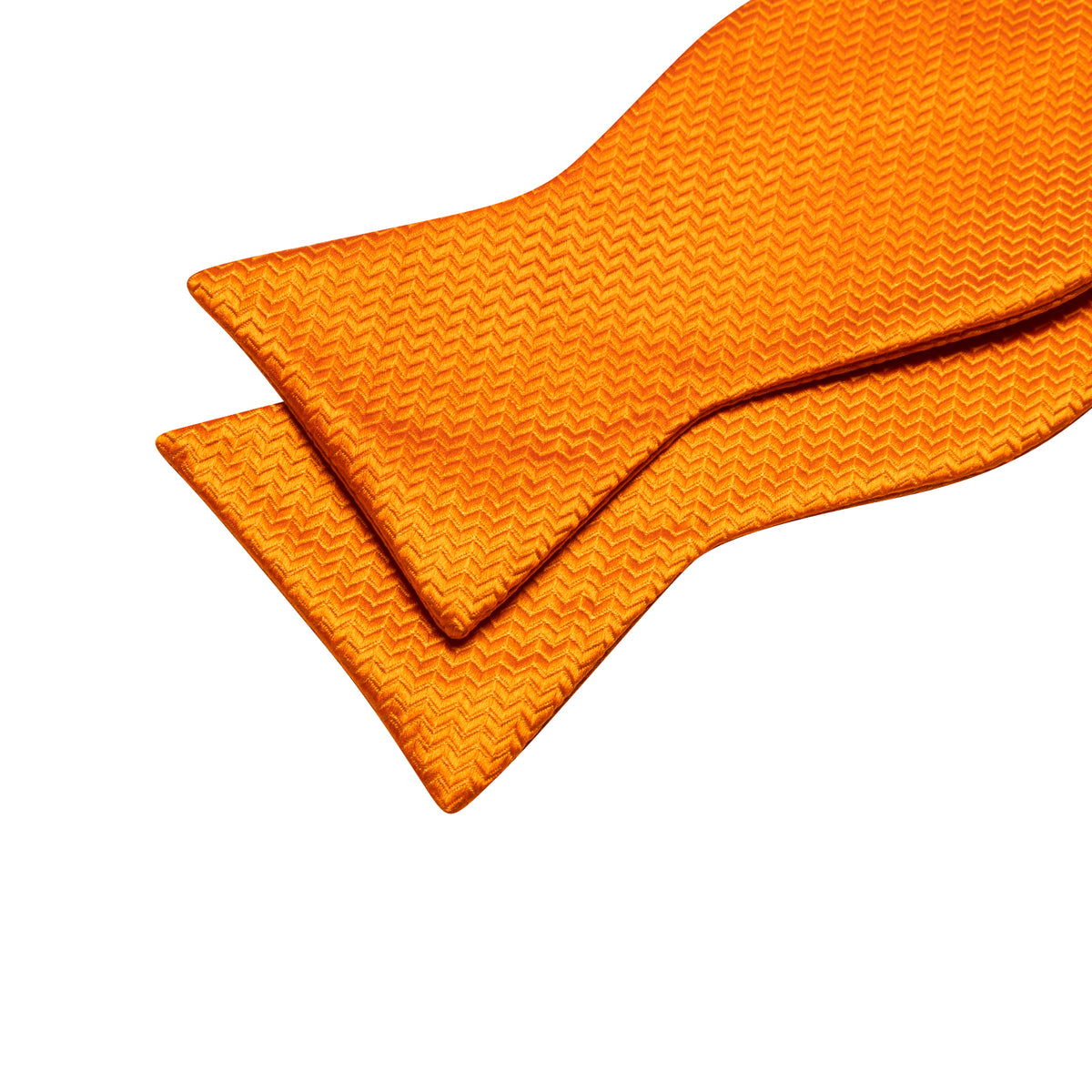 Orange Striped Bow Tie Set - GentCrest - View 5