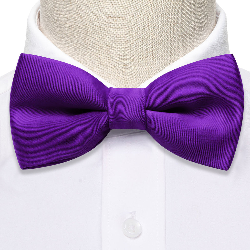 Hyacinth Solid Kids Bow Tie Set - GentCrest - View 3