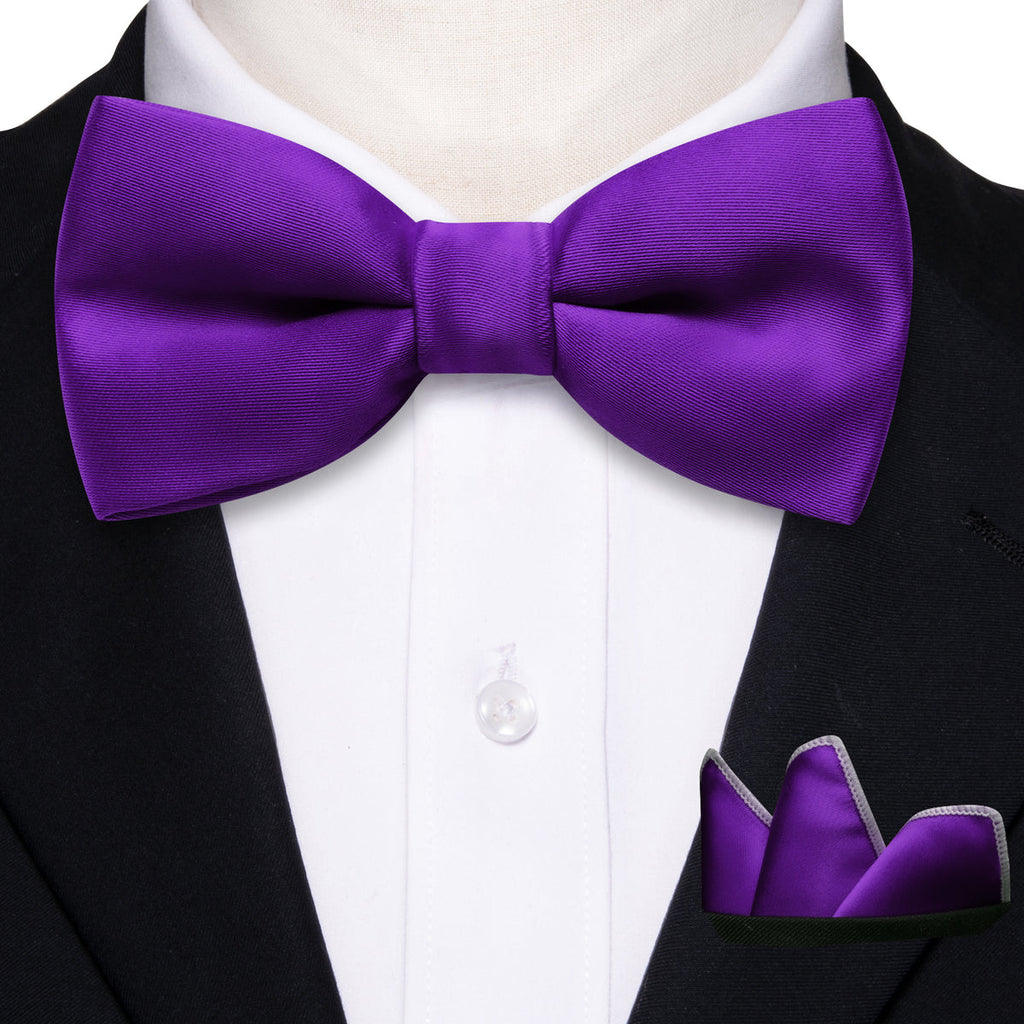 Hyacinth Solid Kids Bow Tie Set - GentCrest - View 6