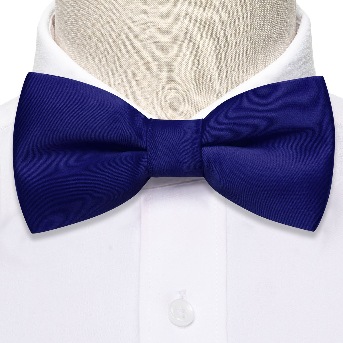 Ultra Marine Solid Kid's Bow Tie Set - GentCrest - View 3