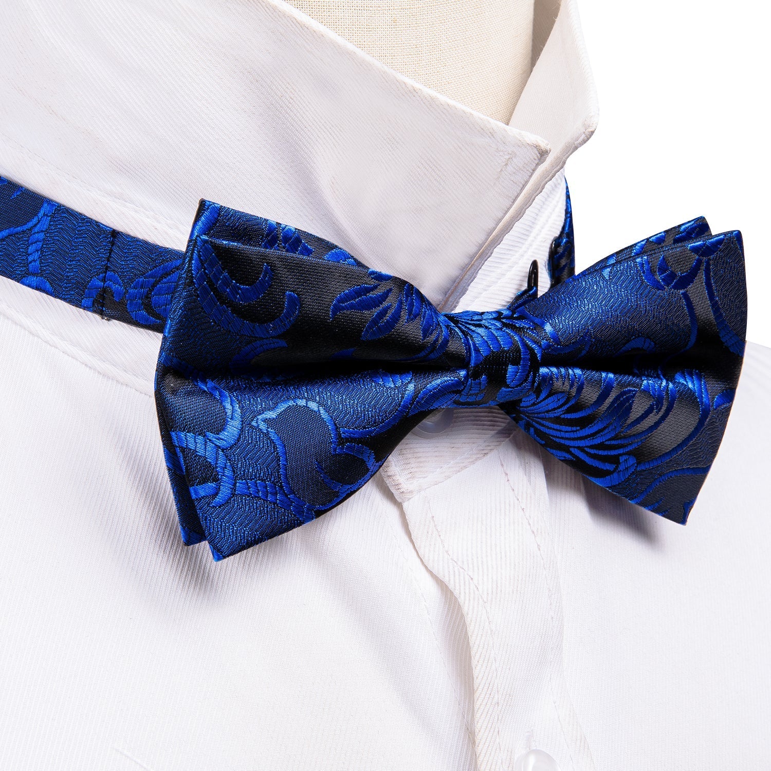 GentCrest Black Floral Bowtie Set - Image 5