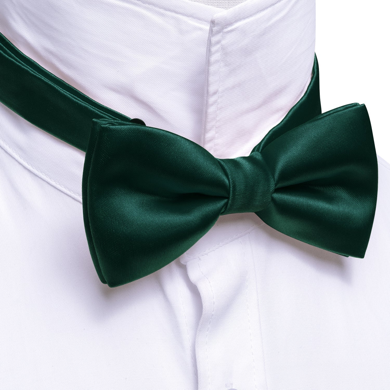 GentCrest Green Solid Bowtie Set - Image 4
