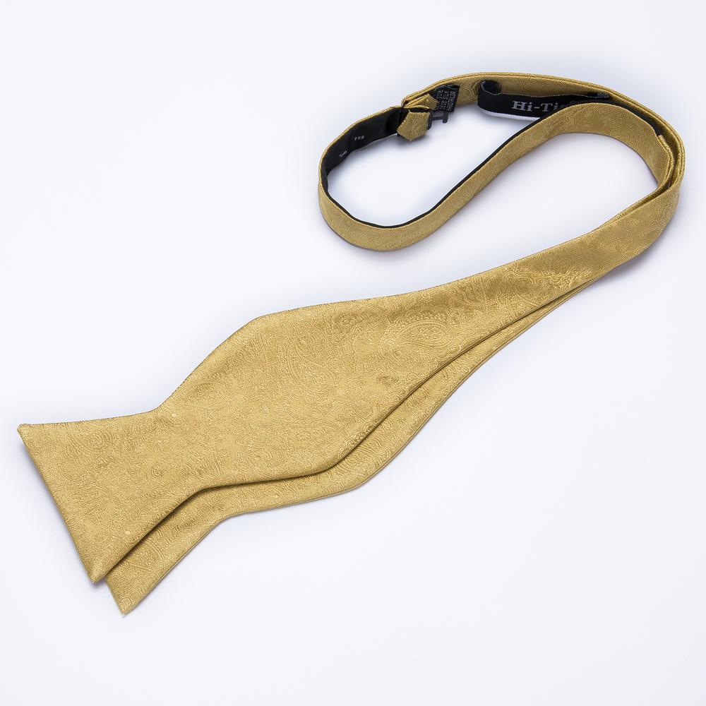 GentCrest Gold Solid Bowtie Set - Image 5