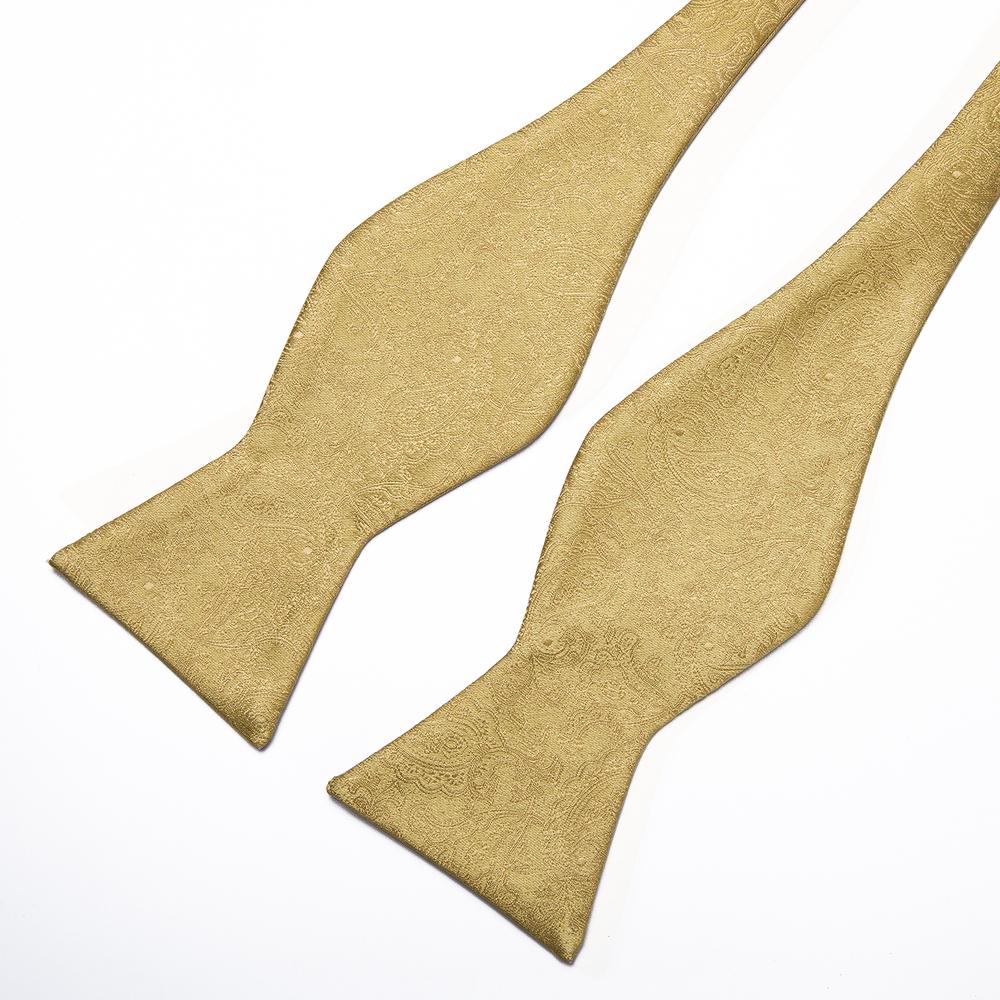 GentCrest Gold Solid Bowtie Set - Image 4