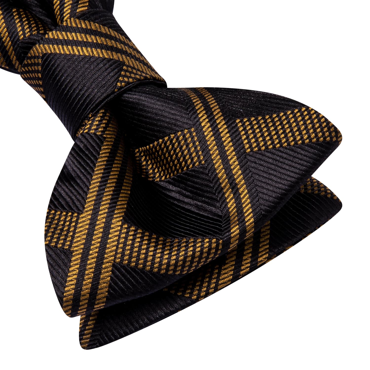 GentCrest Black Plaid Bowtie Set - Image 3