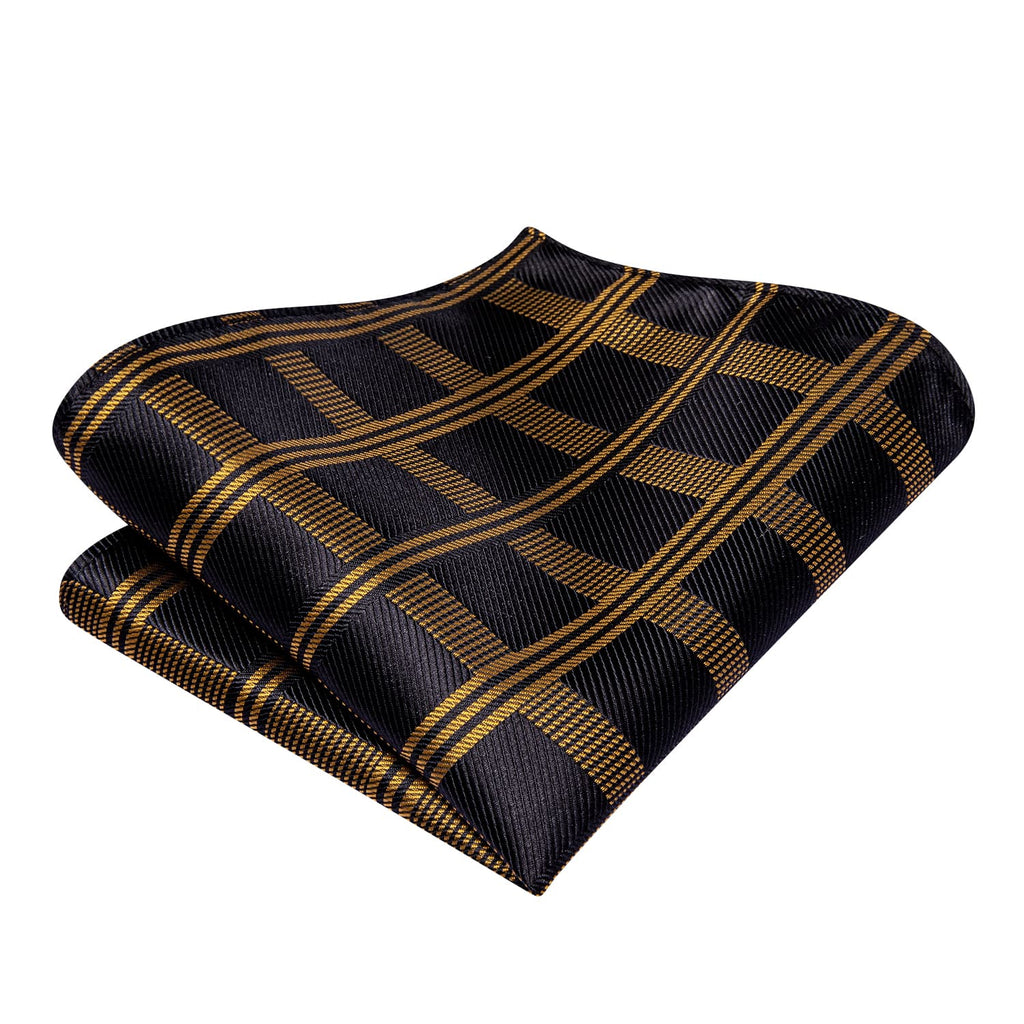 GentCrest Black Plaid Bowtie Set - Image 4
