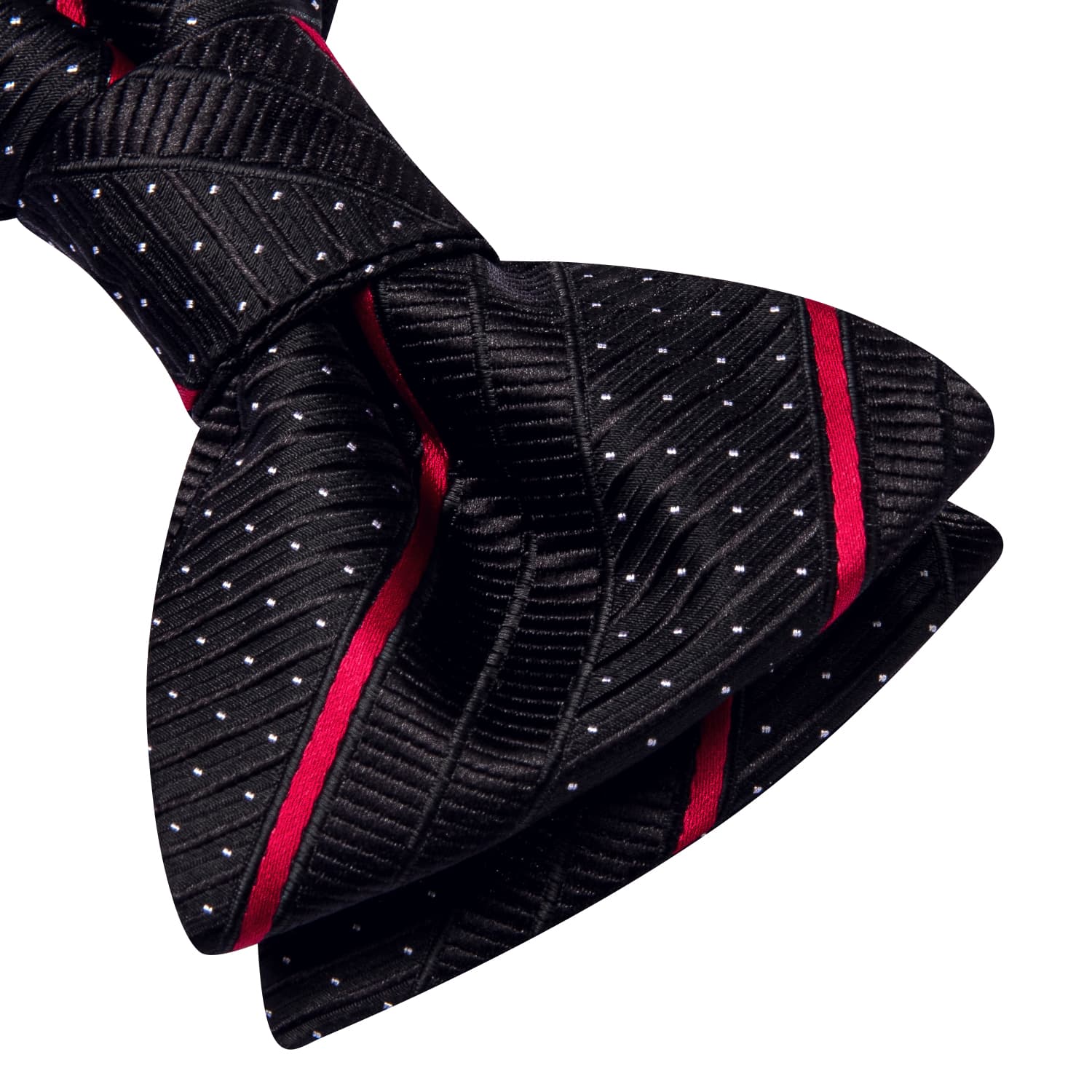 GentCrest Black Striped Bowtie Set - Image 3