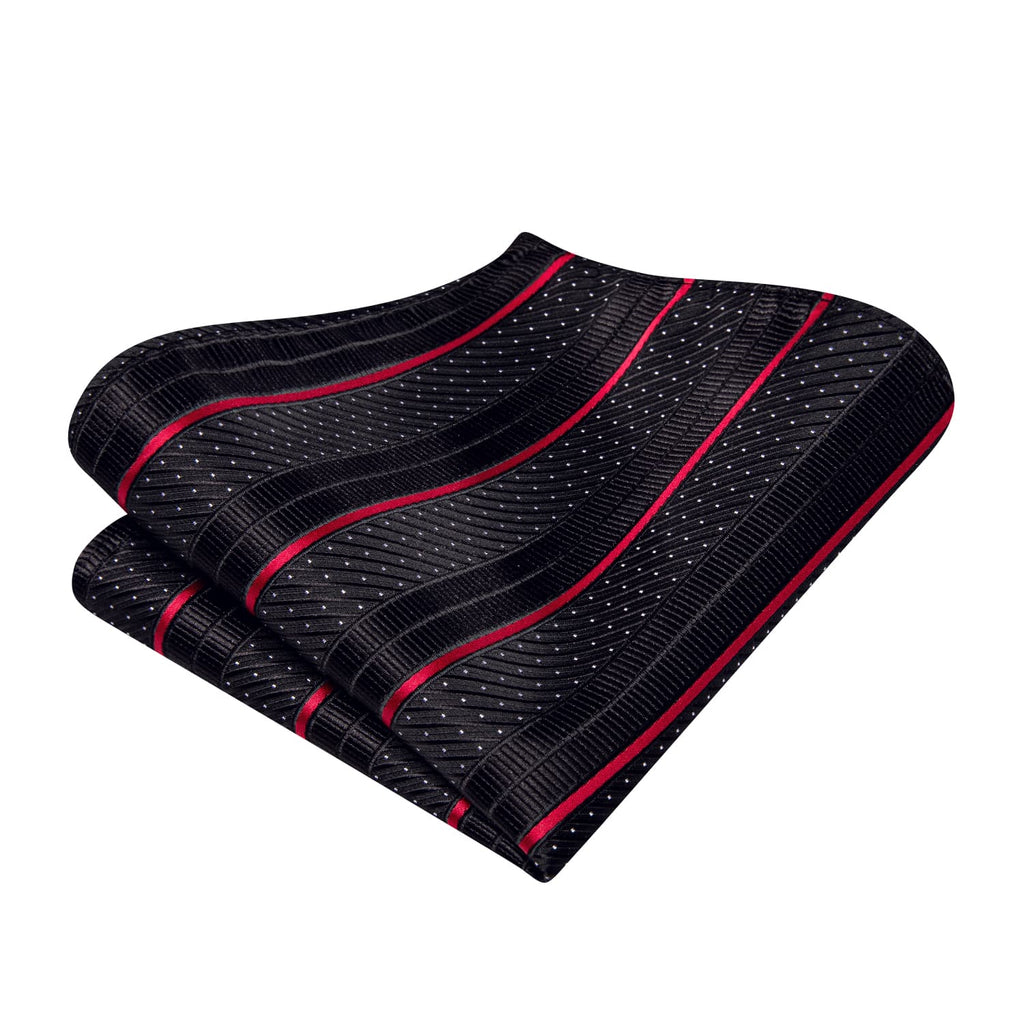 GentCrest Black Striped Bowtie Set - Image 4