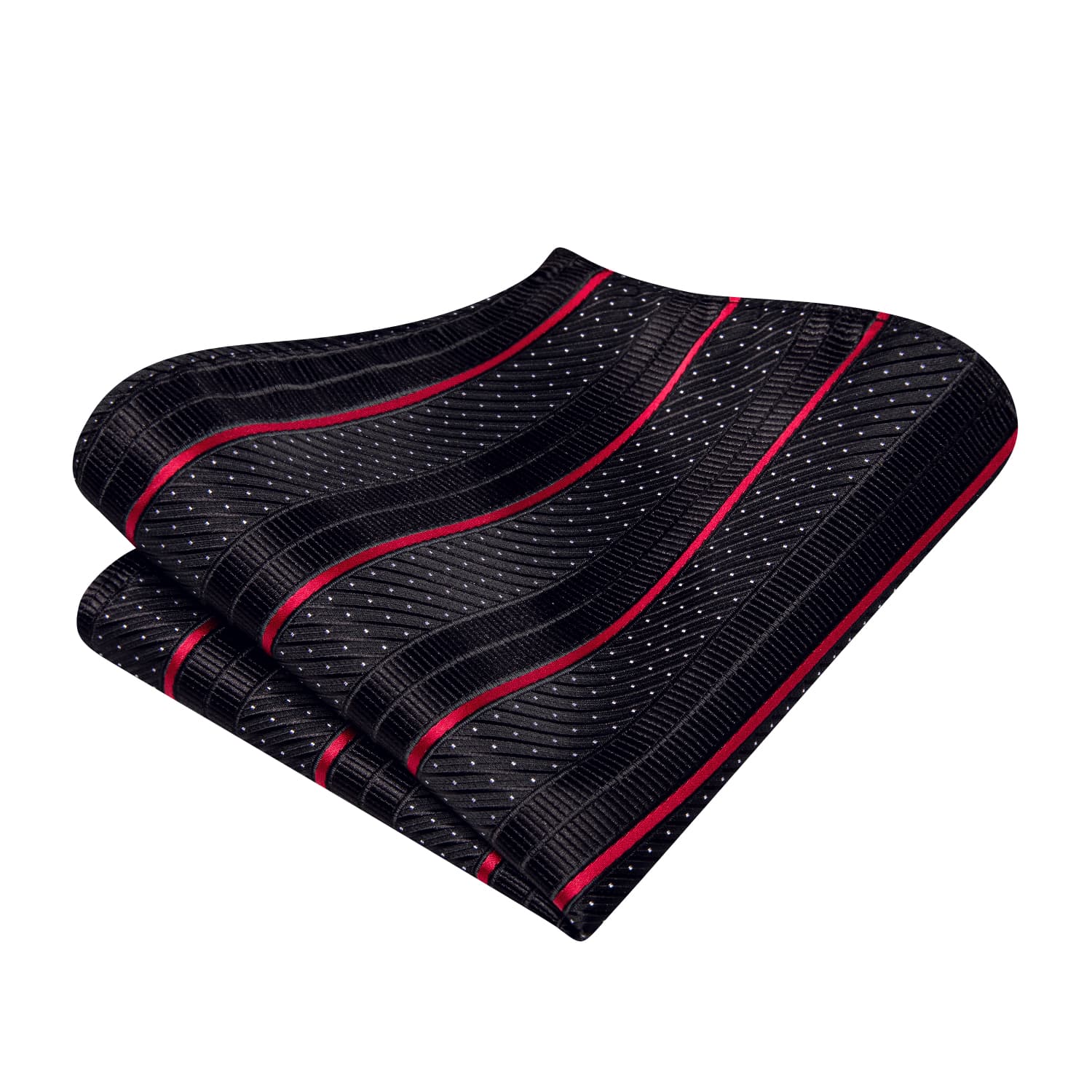 GentCrest Black Striped Bowtie Set - Image 4