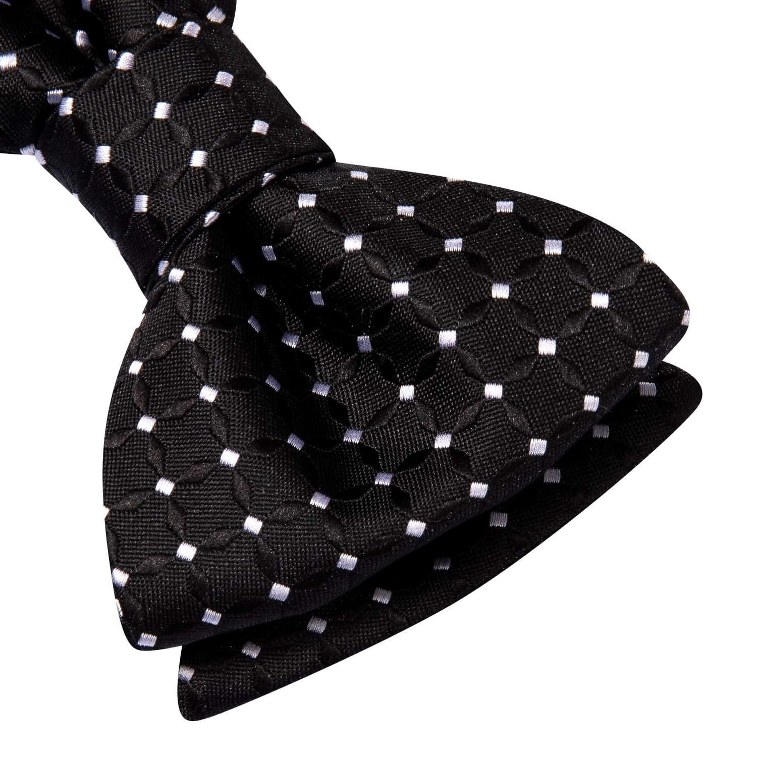 GentCrest Black Plaid Bowtie Set - Image 4