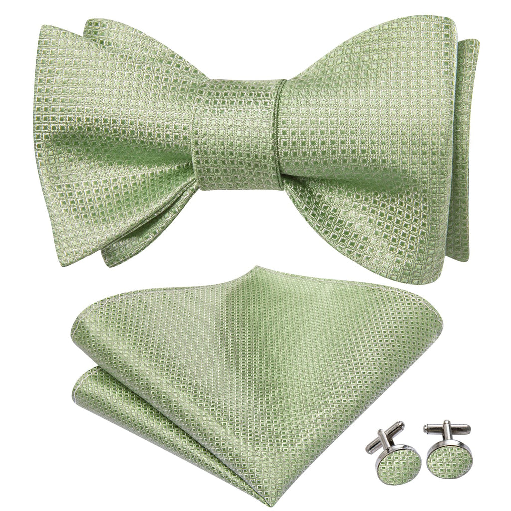 GentCrest Red Geometric Bowtie Set - Image 2