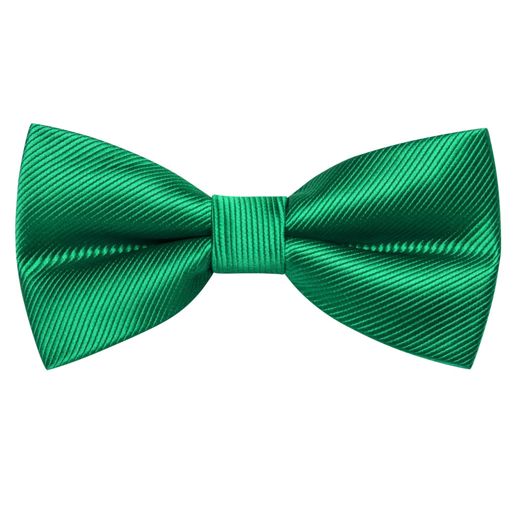 GentCrest Green Solid Bowtie Set - Image 7