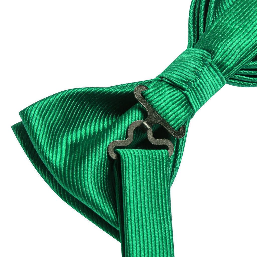 GentCrest Green Solid Bowtie Set - Image 9
