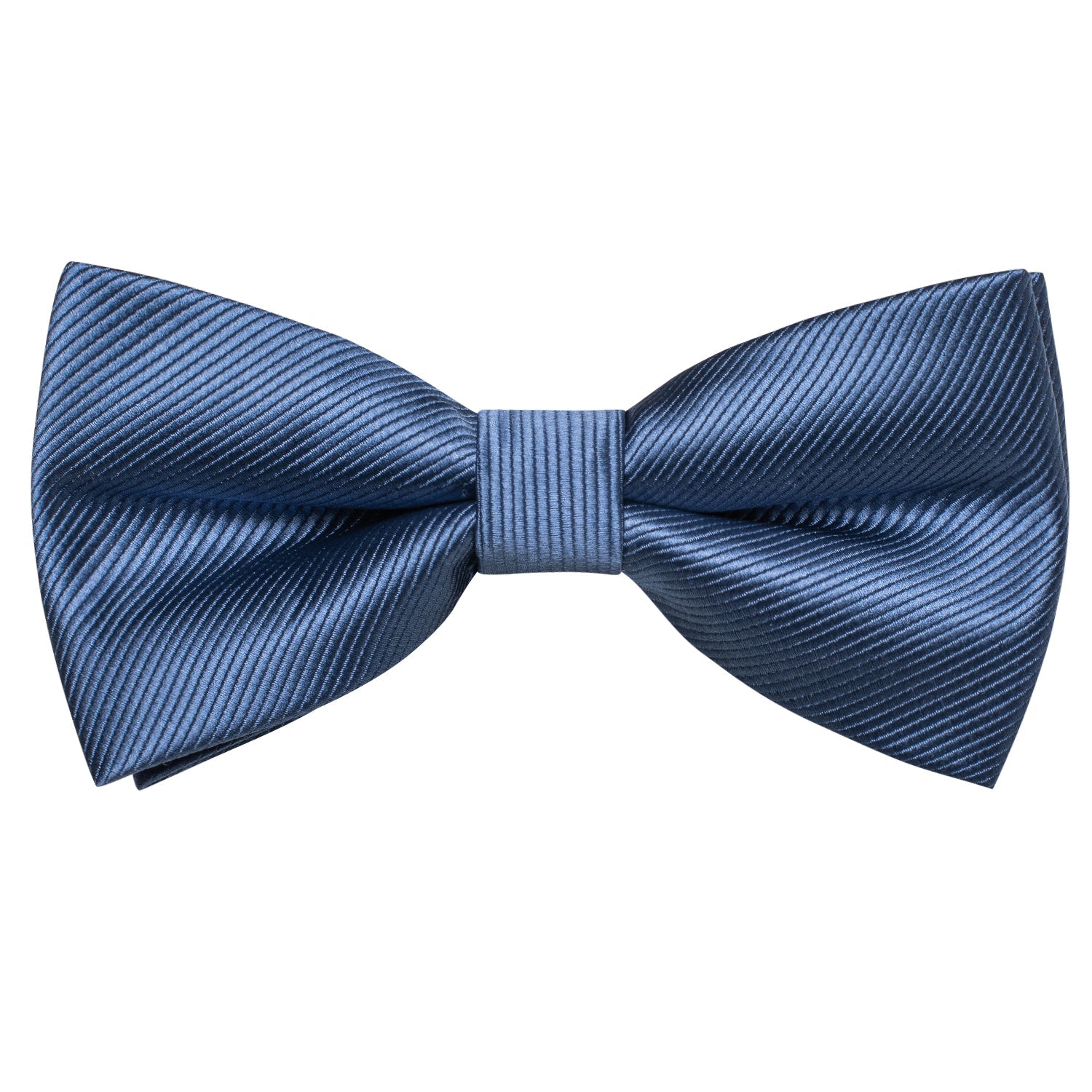 GentCrest Blue Solid Bowtie Set - Image 7