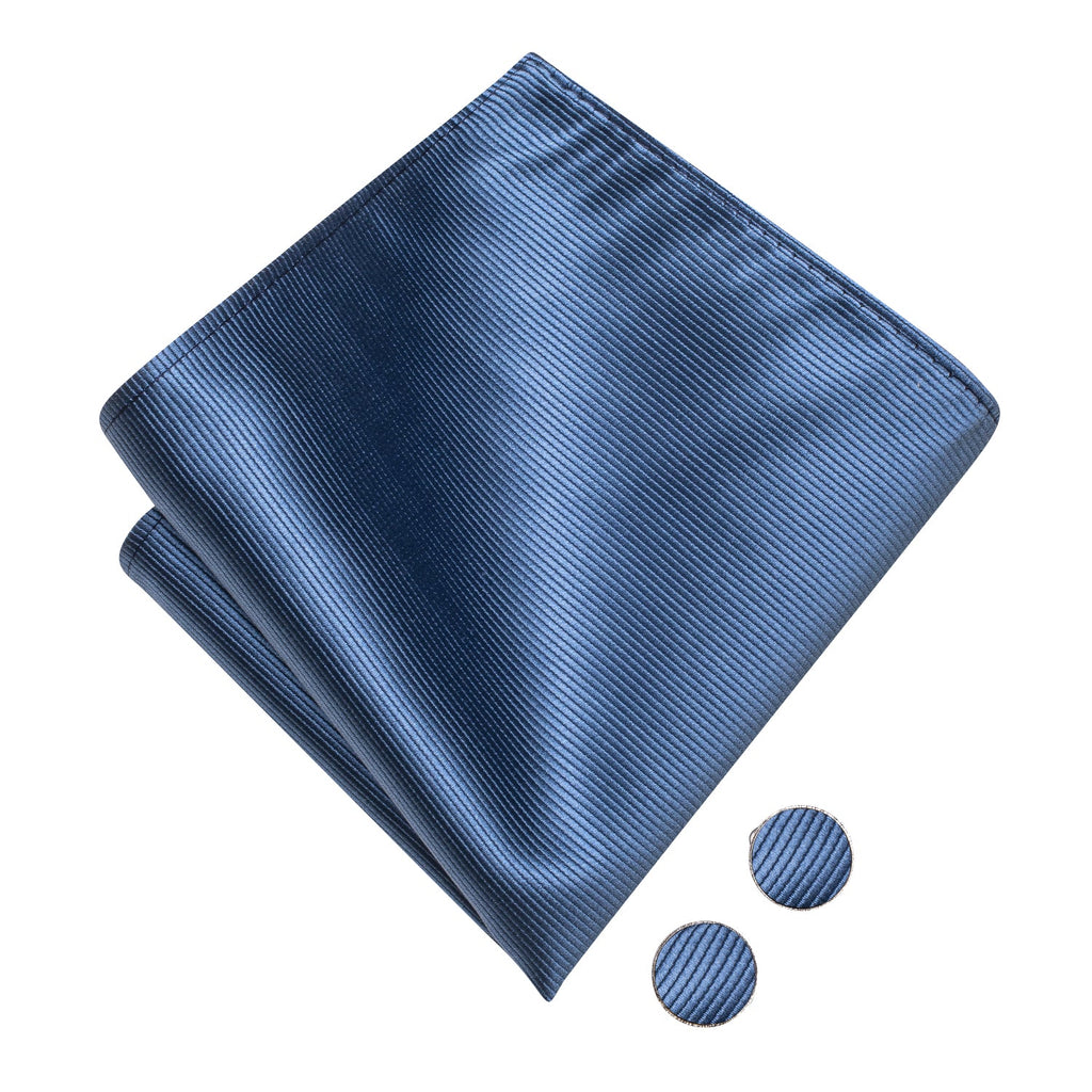 GentCrest Blue Solid Bowtie Set - Image 9