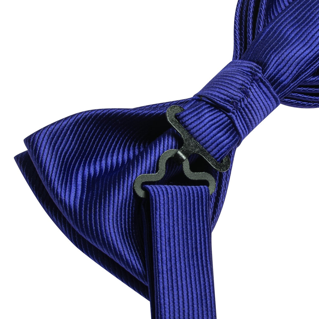 GentCrest Blue Solid Bowtie Set - Image 5