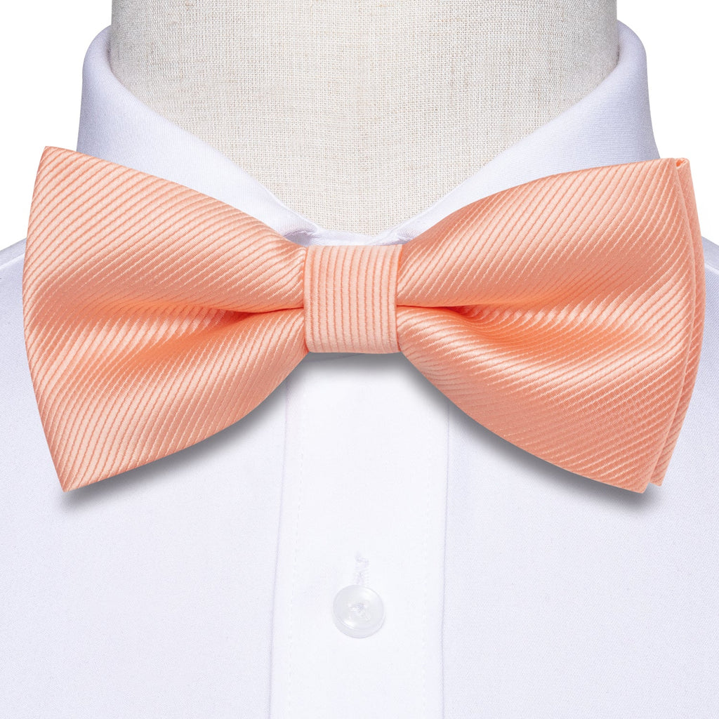 GentCrest Pink Solid Bowtie Set - Image 6