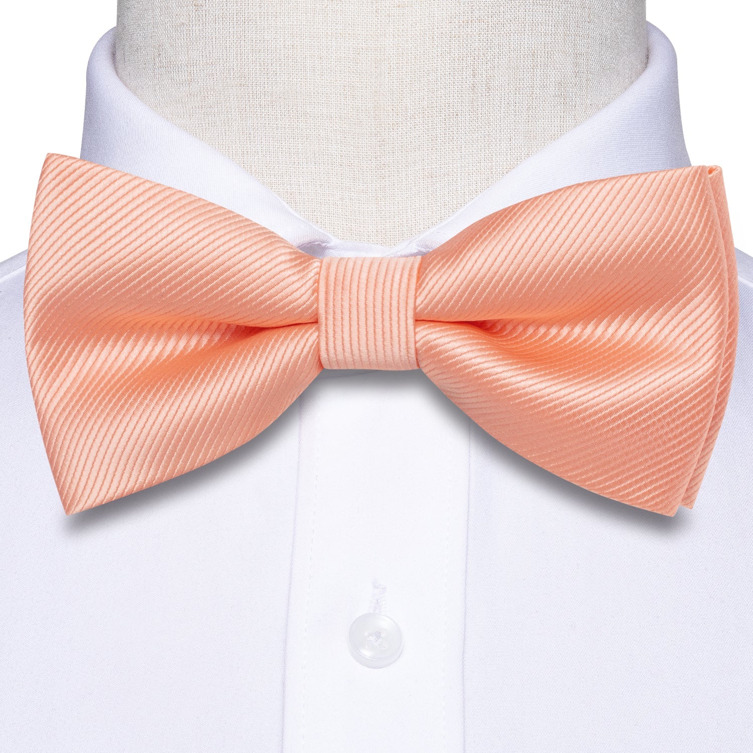 GentCrest Pink Solid Bowtie Set - Image 6