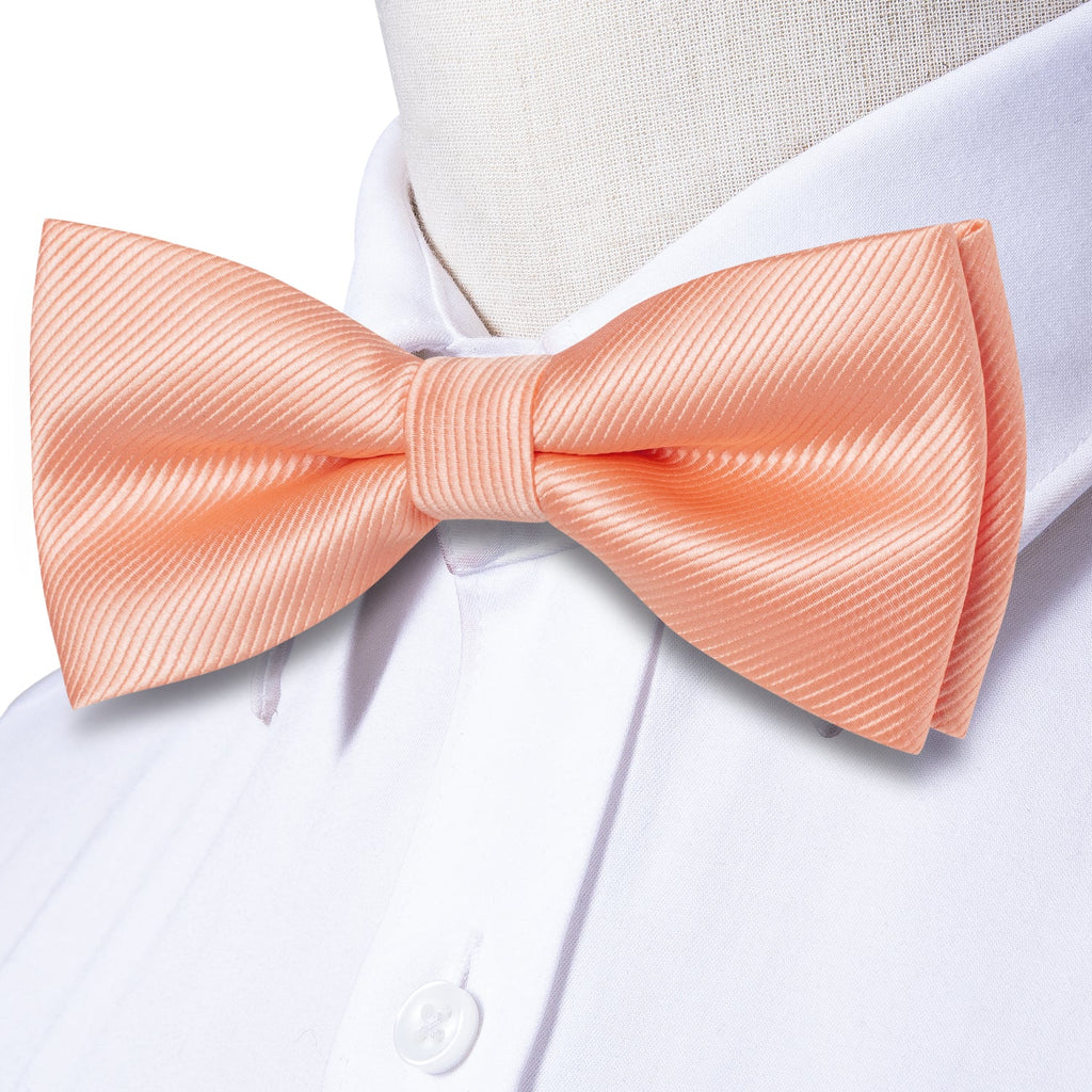 GentCrest Pink Solid Bowtie Set - Image 5