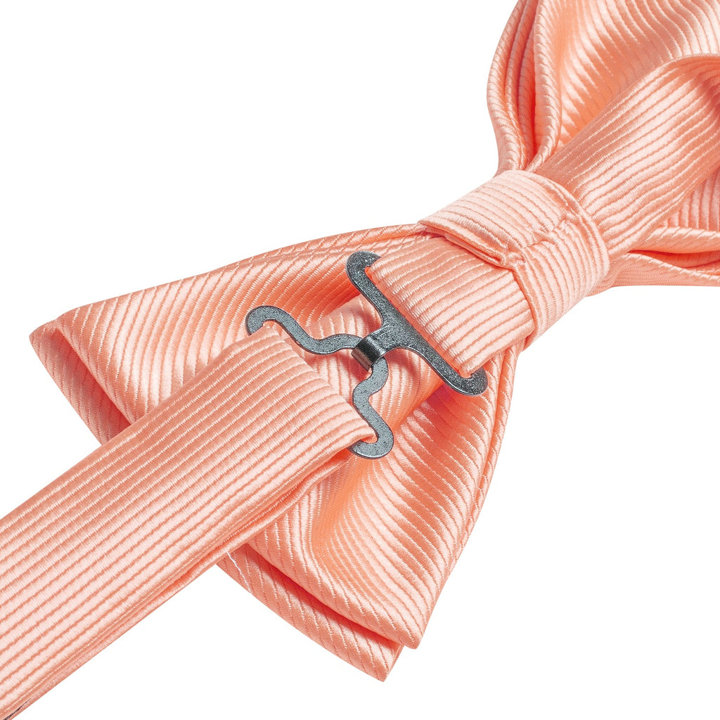 GentCrest Pink Solid Bowtie Set - Image 8