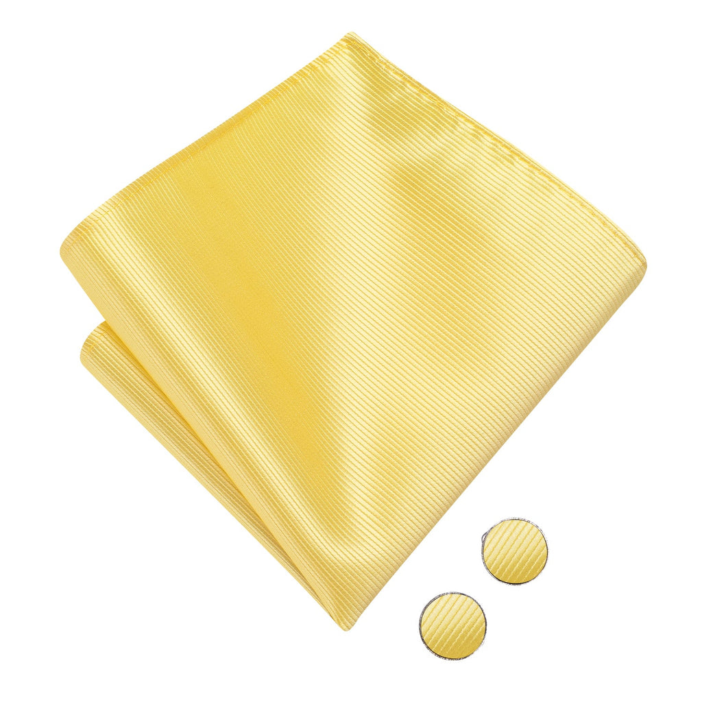 GentCrest Yellow Solid Bowtie Set - Image 5