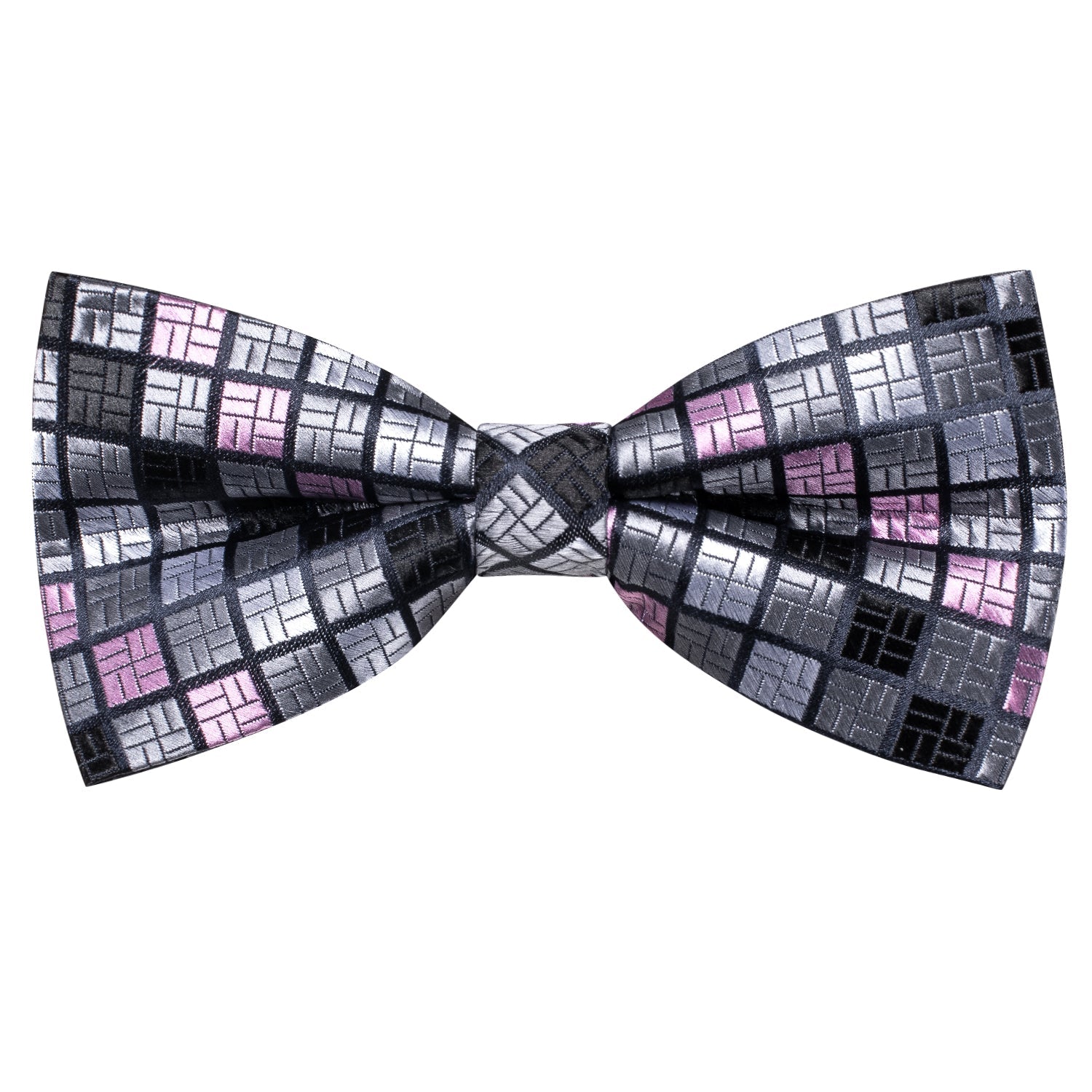 GentCrest Pink Plaid Bowtie Set - Image 8