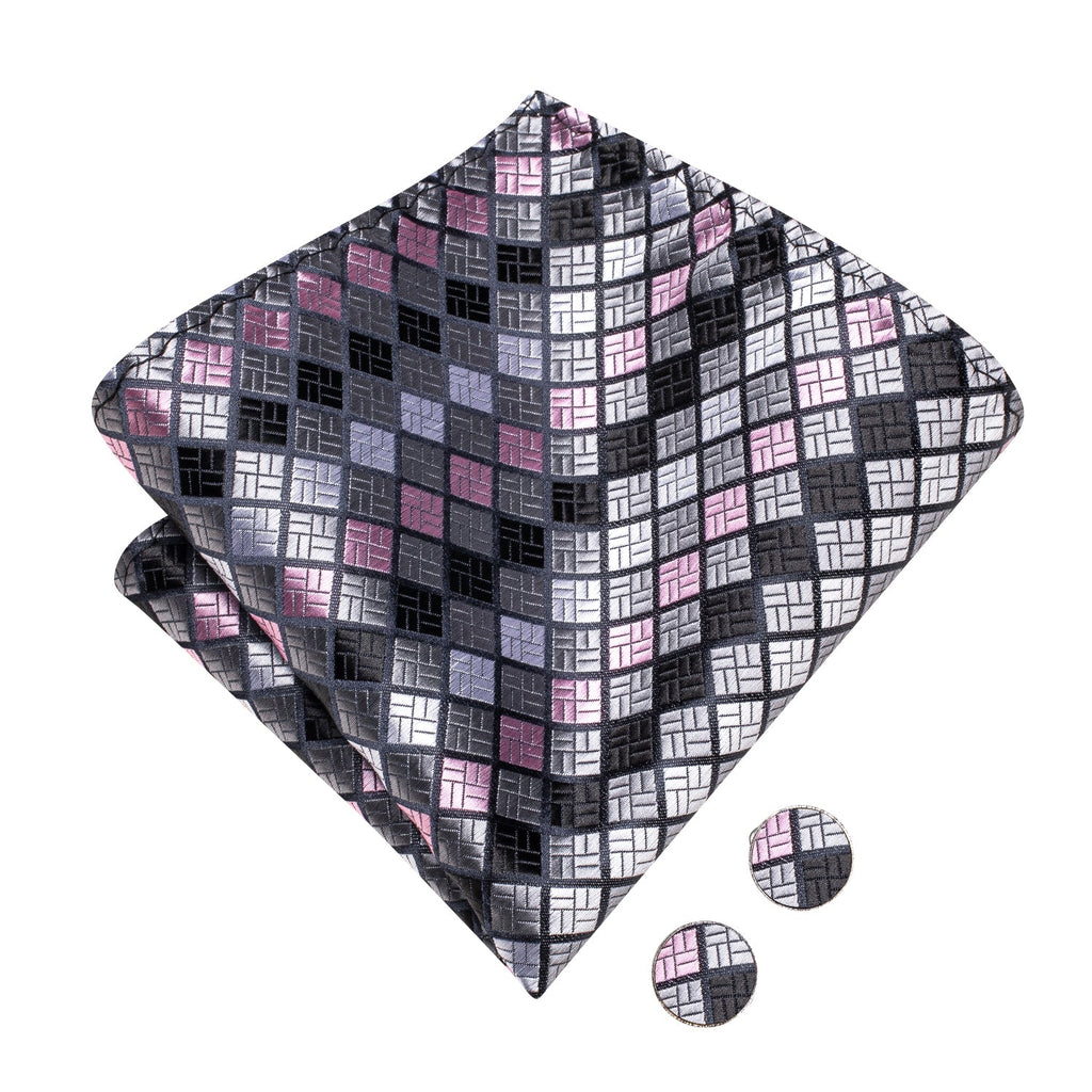 GentCrest Pink Plaid Bowtie Set - Image 9