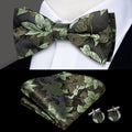 GentCrest Green Floral Bowtie Set - Image 1