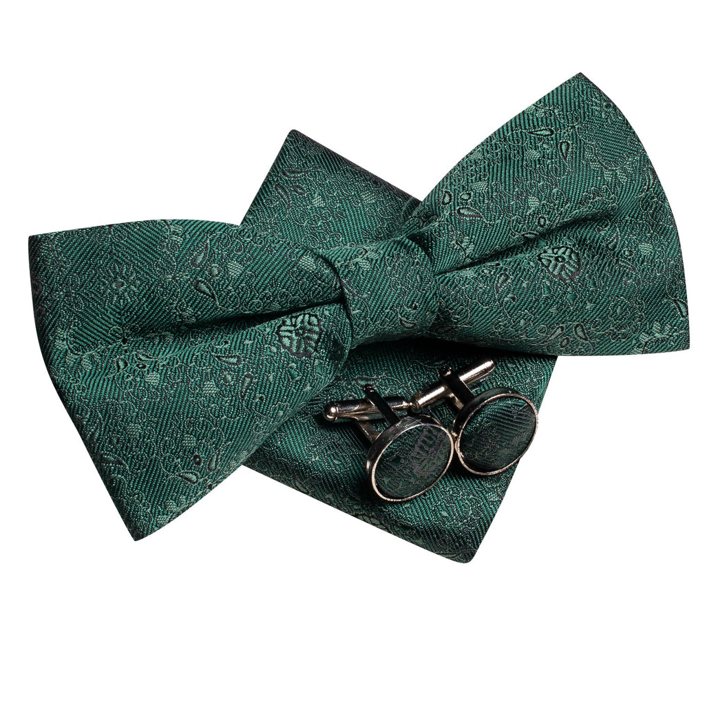 GentCrest Green Floral Bowtie Set - Image 3