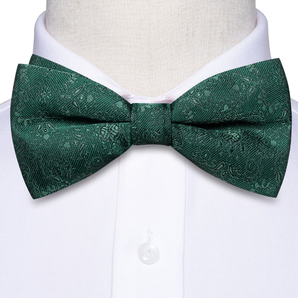 GentCrest Green Floral Bowtie Set - Image 5