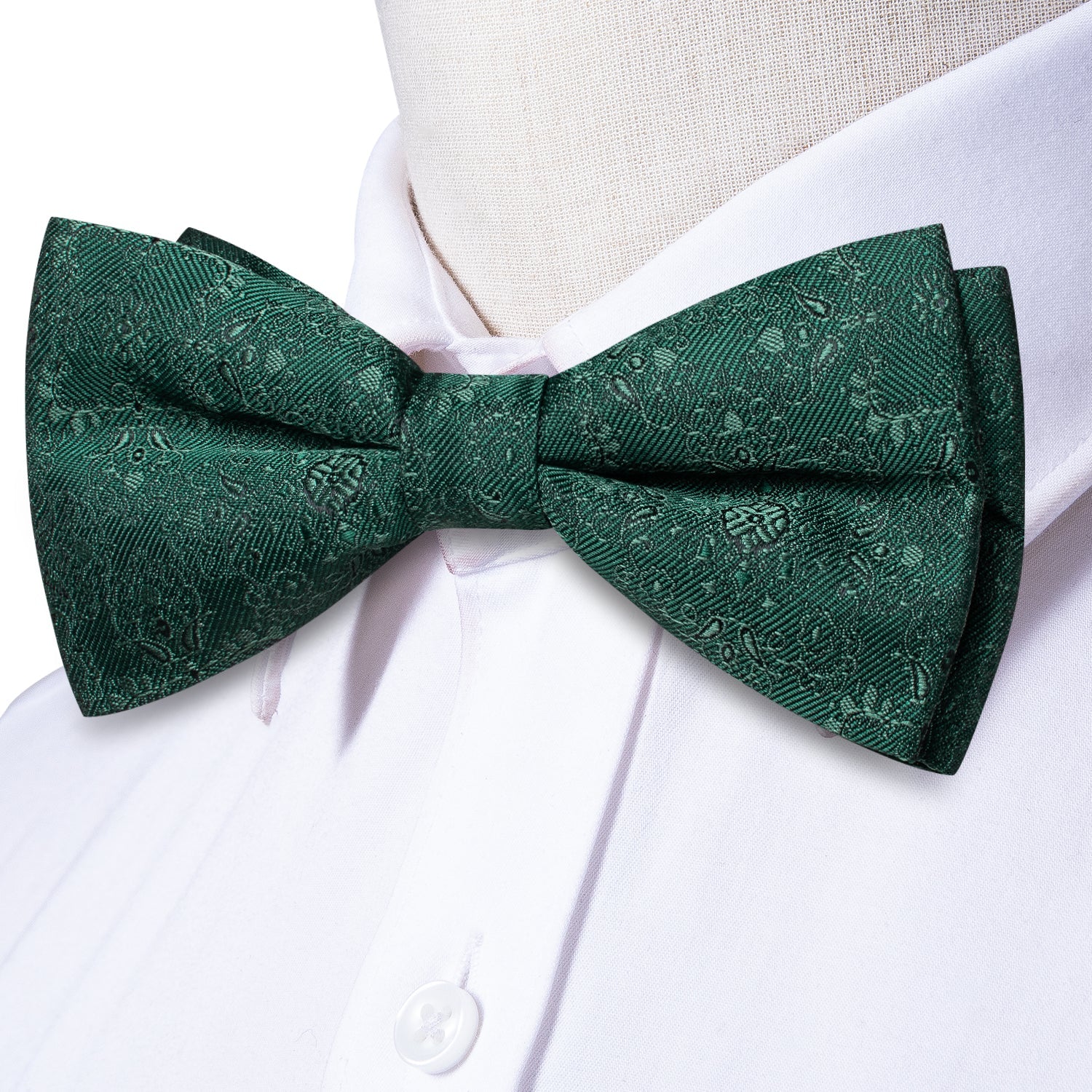 GentCrest Green Floral Bowtie Set - Image 6