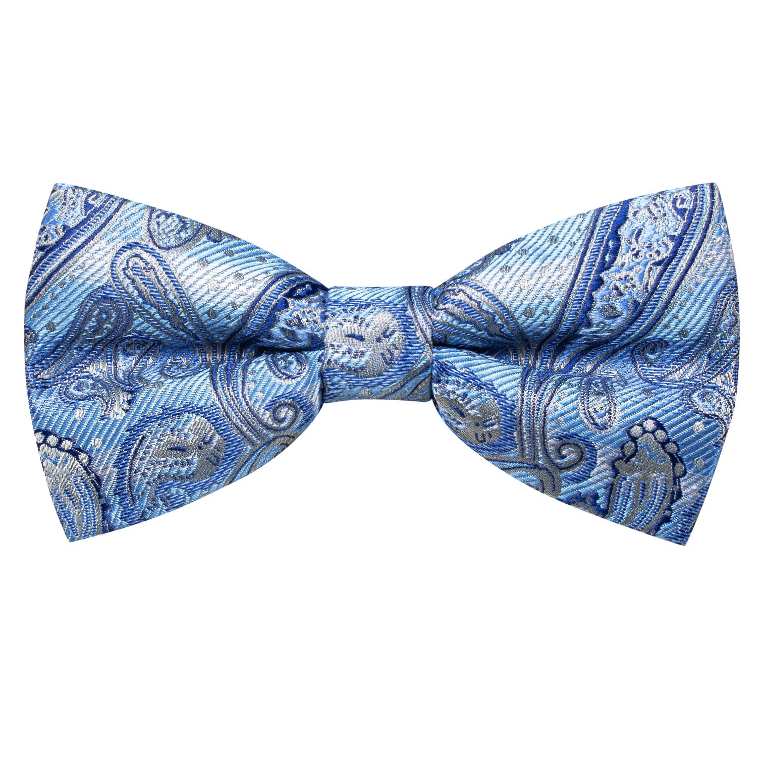 GentCrest Blue Paisley Bowtie Set - Image 4