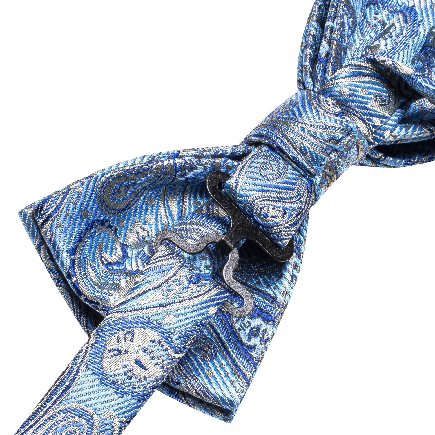 GentCrest Blue Paisley Bowtie Set - Image 5