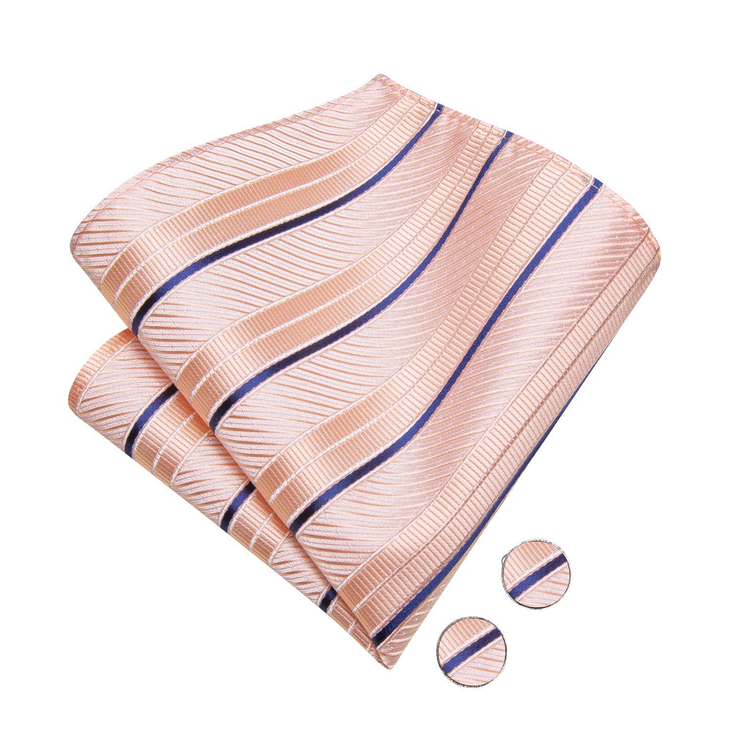 GentCrest Pink Striped Bowtie Set - Image 2